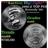 ***Auction Highlight*** 1996-d Kennedy Half Dollar