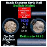 Buffalo Nickel Shotgun Roll in Old Bank Style 