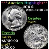 ***Auction Highlight*** 1976-d Washington Quarter