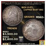 ***Major Highlight*** 1824 Capped Bust Half Dollar