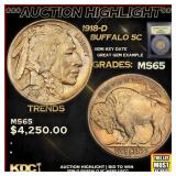 ***Major Highlight*** 1918-d Buffalo Nickel 5c GEM