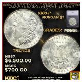 ***Major Highlight*** 1888-p Morgan Dollar $1 ms66