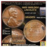 ***Major Highlight*** 1955/1955 DDO Lincoln Cent 1