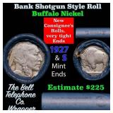 Buffalo Nickel Shotgun Roll in Old Bank Style 