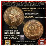 ***Major Highlight*** 1906 Proof Indian Cent Snow-