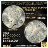 ***Major Highlight*** 1922-s Peace Dollar Near Top