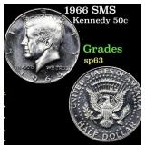 1966 SMS Kennedy Half Dollar 50c Grades sp63