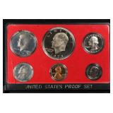 1982 United States Mint Proof Set 5 coins No Outer