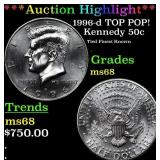 ***Auction Highlight*** 1996-d Kennedy Half Dollar