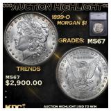 ***Auction Highlight*** 1899-o Morgan Dollar $1 ms
