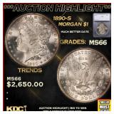 ***Major Highlight*** 1890-s Morgan Dollar $1 ms66