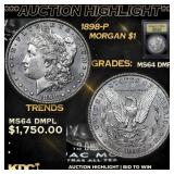 ***Auction Highlight*** 1898-p Morgan Dollar $1 Ch