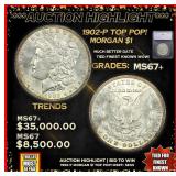 ***Major Highlight*** 1902-p Morgan Dollar TOP POP