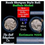 Buffalo Nickel Shotgun Roll in Old Bank Style 