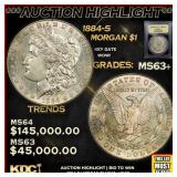 ***Major Highlight*** 1884-s Morgan Dollar $1 Sele