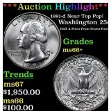 ***Auction Highlight*** 1991-d Washington Quarter