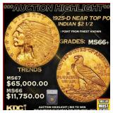 ***Major Highlight*** 1925-d Gold Indian Quarter E