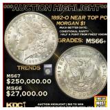 ***Major Highlight*** 1892-o Morgan Dollar Near To