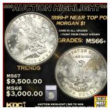 ***Major Highlight*** 1899-p Morgan Dollar Near To