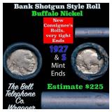 Buffalo Nickel Shotgun Roll in Old Bank Style 