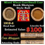 Lincoln Wheat Cent 1c Mixed Roll Orig Brandt McDon