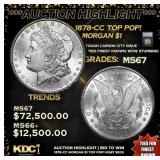 ***Auction Highlight*** 1878-cc Morgan Dollar TOP