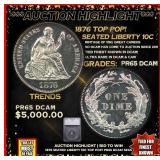 ***Major Highlight*** 1876 Proof Seated Liberty Di