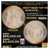 ***Major Highlight*** 1892-p Morgan Dollar Near To