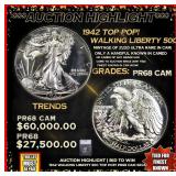 ***Major Highlight*** 1942 Proof Walking Liberty H