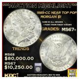 ***Major Highlight*** 1885-cc Morgan Dollar Near T