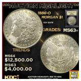 ***Major Highlight*** 1886-o Morgan Dollar $1 Sele