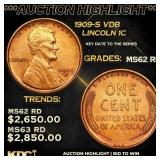 ***Auction Highlight*** 1909-s VDB Lincoln Cent 1c