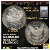 ***Major Highlight*** 1883-o Morgan Dollar $1 ms65
