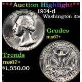 ***Auction Highlight*** 1974-d Washington Quarter