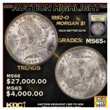 ***Major Highlight*** 1892-o Morgan Dollar $1 GEM+