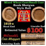 Lincoln Wheat Cent 1c Mixed Roll Orig Brandt McDon