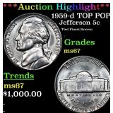 ***Auction Highlight*** 1959-d Jefferson Nickel TO
