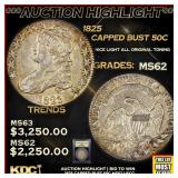 ***Major Highlight*** 1825 Capped Bust Half Dollar