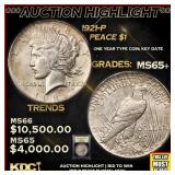 ***Major Highlight*** 1921-p Peace Dollar $1 GEM+