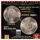 ***Major Highlight*** 1883 No Cents Liberty Nickel