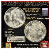 ***Major Highlight*** 1931-d Mercury Dime TOP POP!