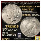 ***Major Highlight*** 1928-p Peace Dollar Near Top