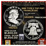 ***Major Highlight*** 1956 Type 2 Proof Franklin H
