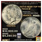 ***Major Highlight*** 1927-d Peace Dollar Near Top