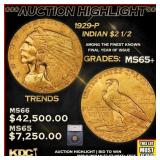 ***Major Highlight*** 1929-p Gold Indian Quarter E