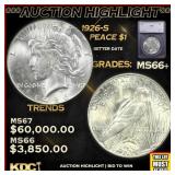 ***Major Highlight*** 1926-s Peace Dollar $1 ms66+