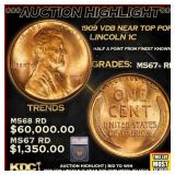 ***Major Highlight*** 1909 VDB Lincoln Cent Near T