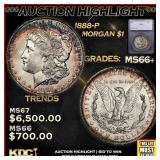 ***Major Highlight*** 1888-p Morgan Dollar $1 ms66