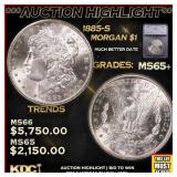 ***Major Highlight*** 1885-s Morgan Dollar $1 ms65