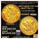 ***Major Highlight*** 1851-p Gold Liberty Quarter